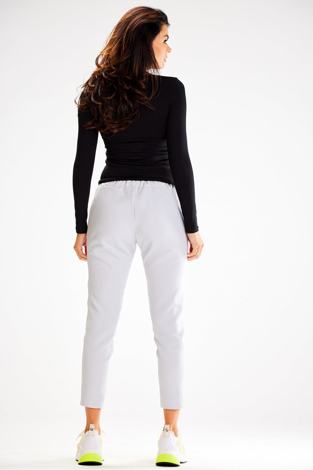 Awama Grey Bodycon Joggers - view 3