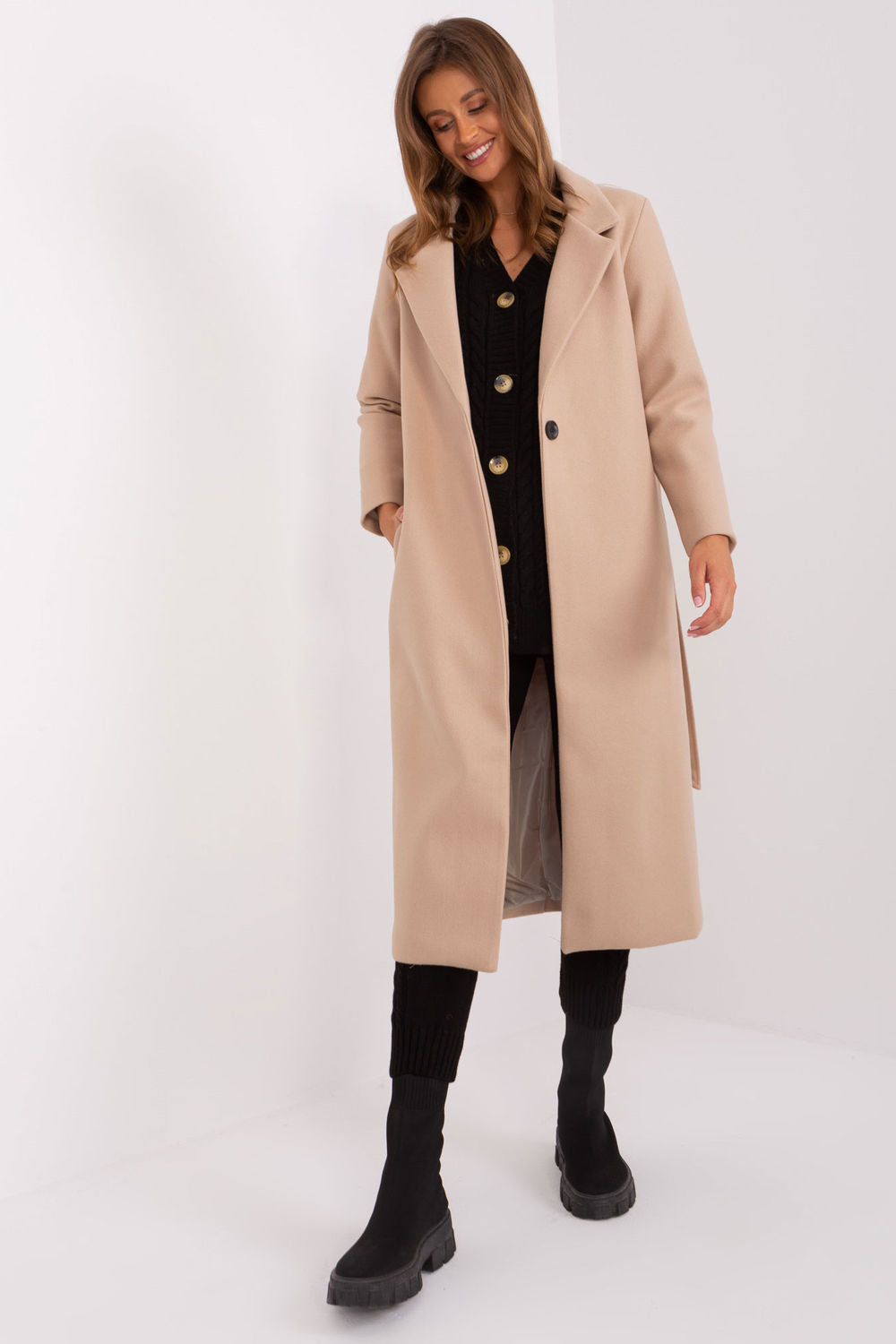 Och Bella Beige Coat