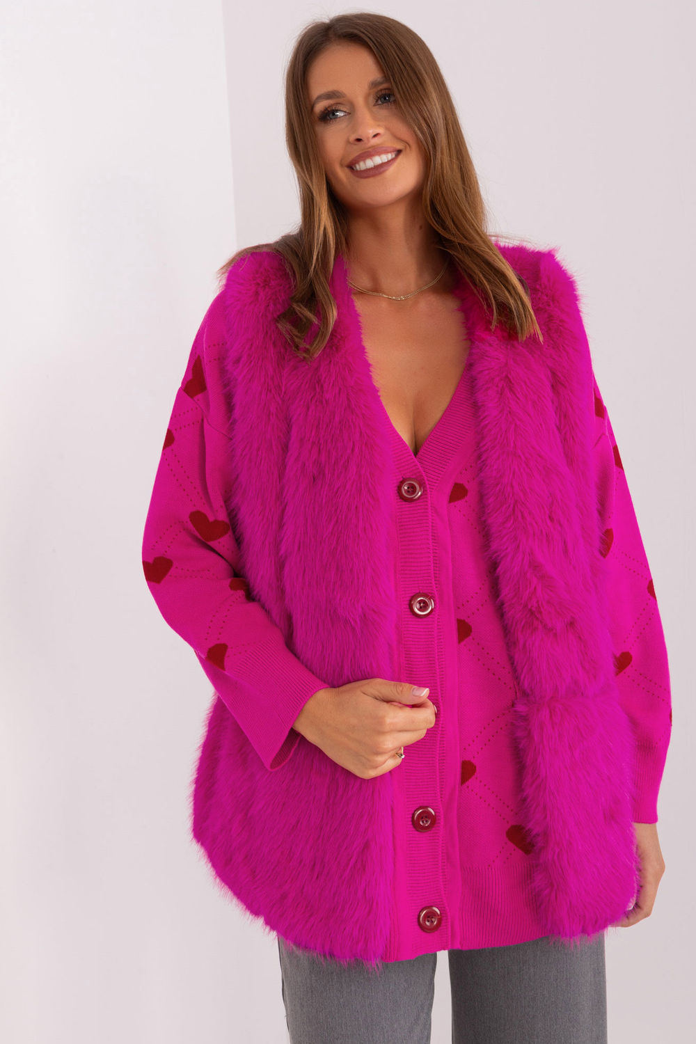 AT Fuchsia Gilet