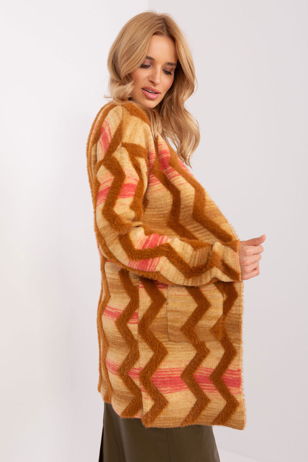 AT Camel Long Sleeve Cardigan - view 2