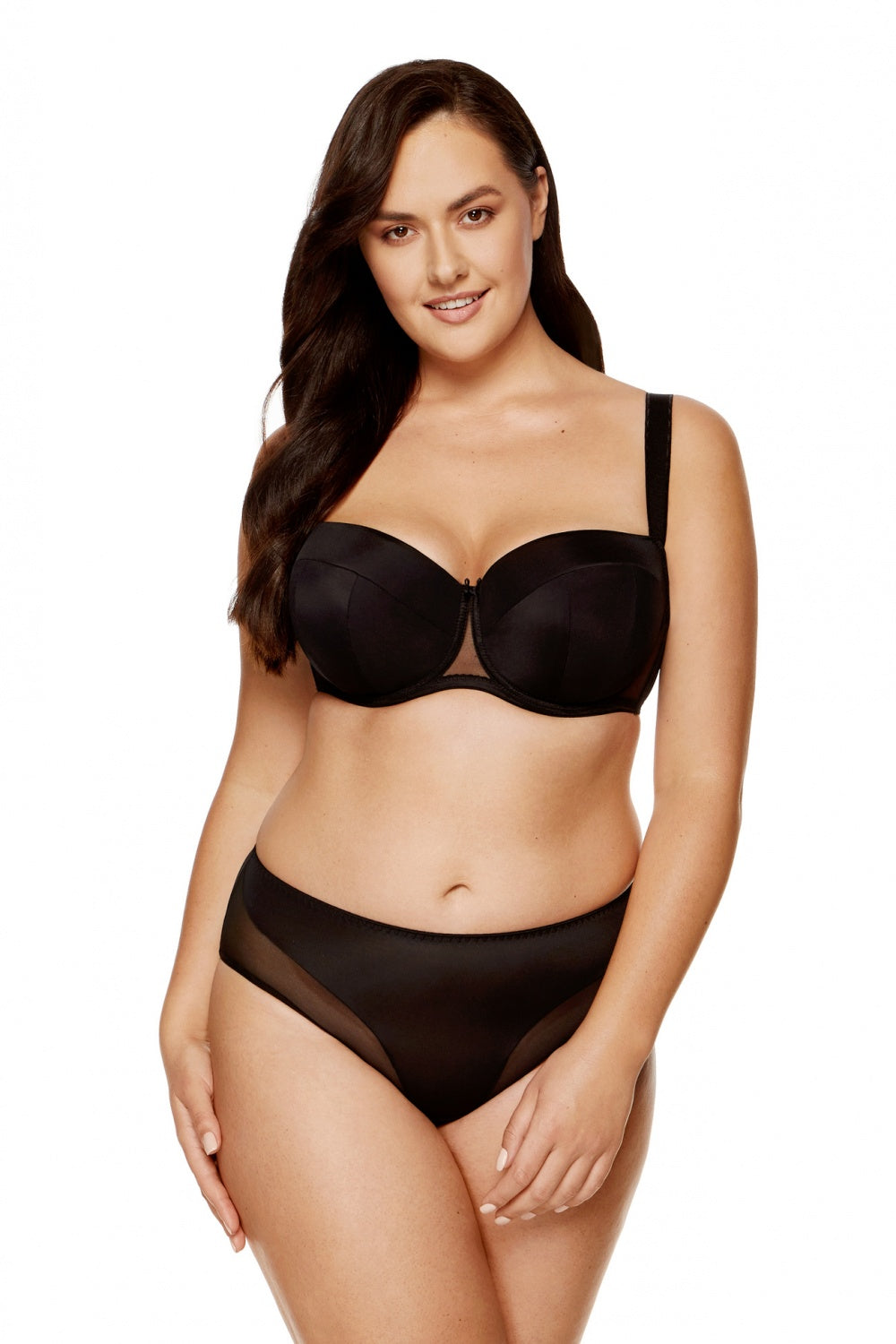 Gorteks Zara Black Mesh Padded Bra