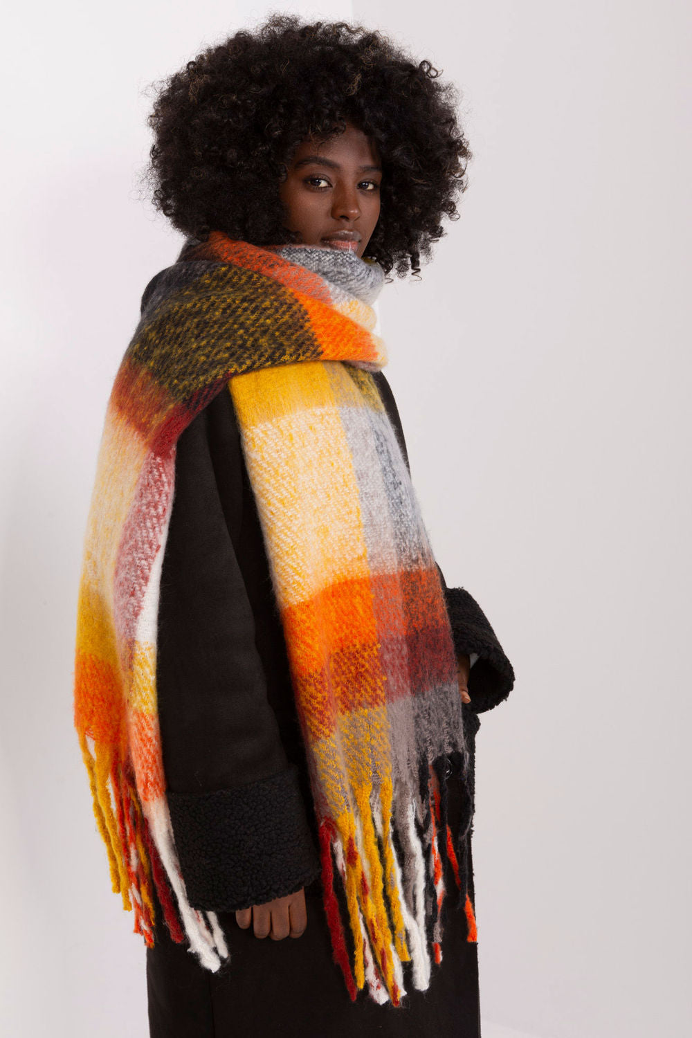 AT Orange Shawl - view 2