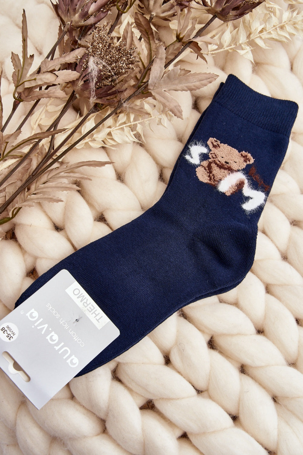 Step In Style Navy Socks - view 2