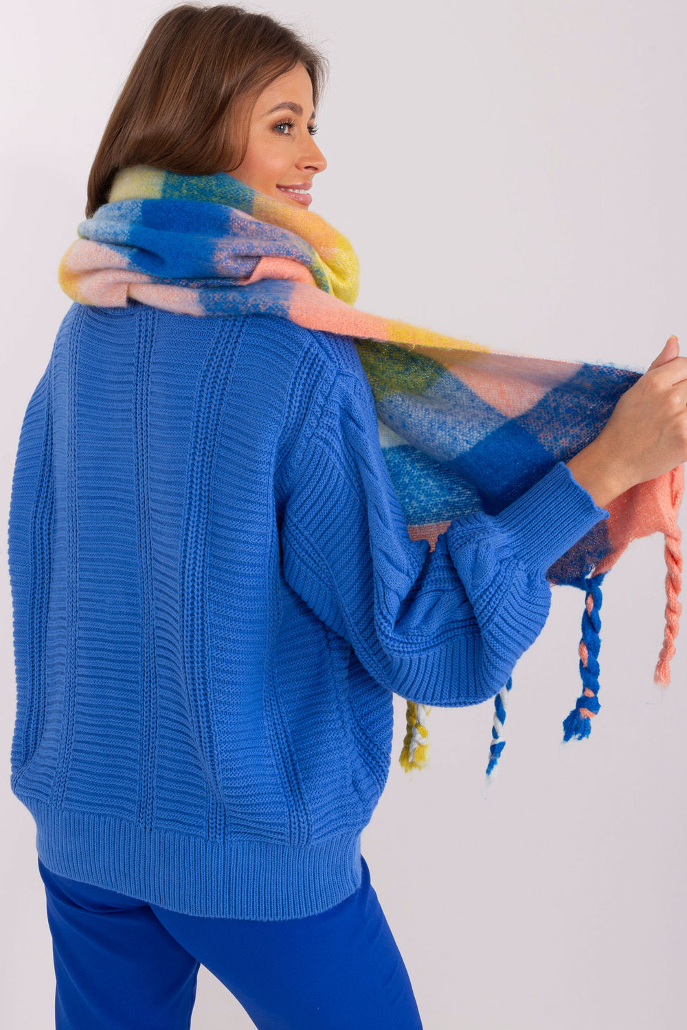 AT Yellow Loose Fit Shawl - view 3