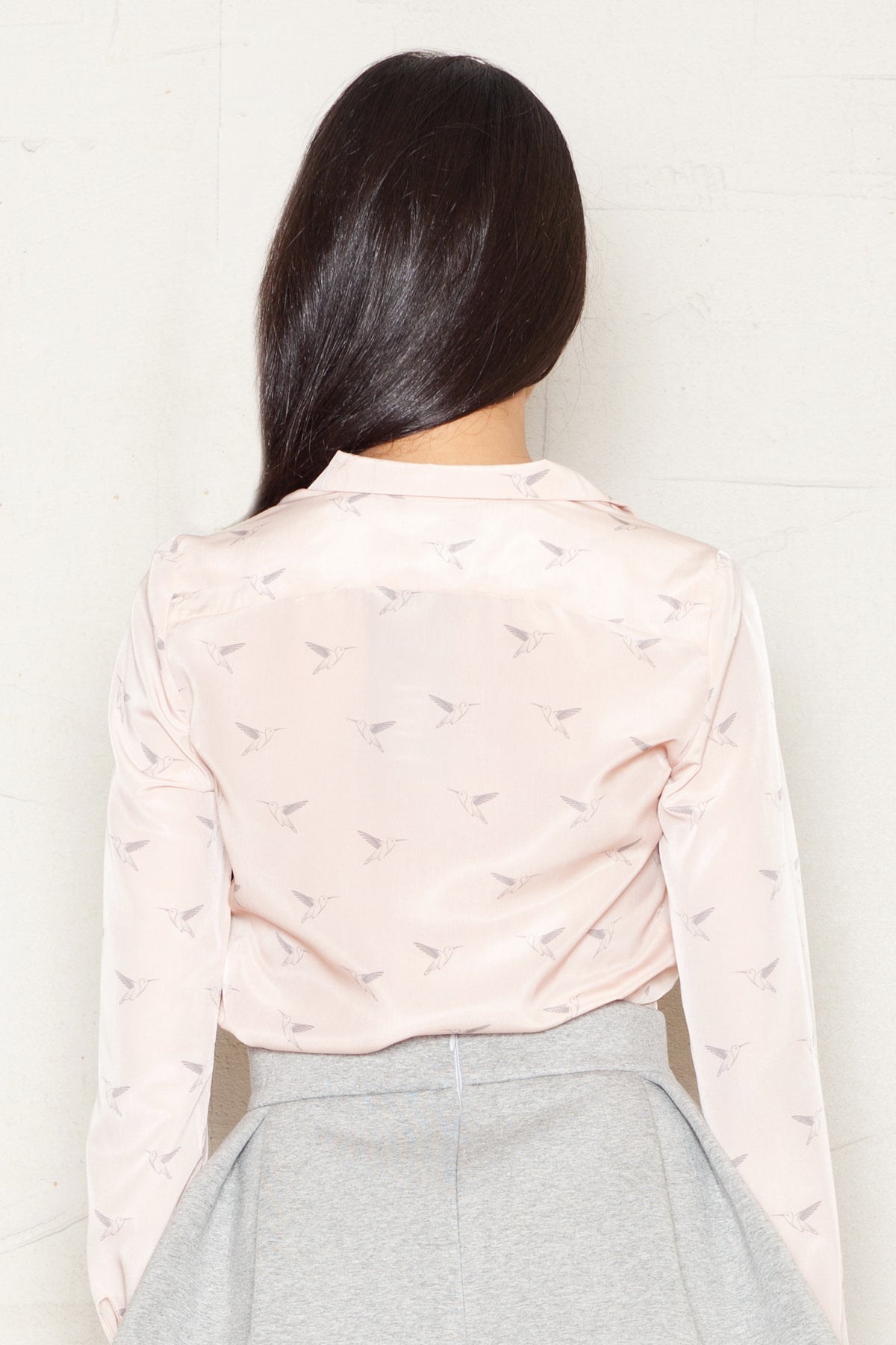 Figl Pink Button Front Long Sleeve Top - view 3