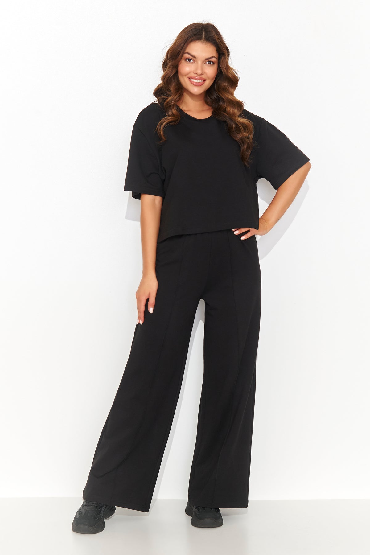 Numinou Black Wide Leg Co-Ord Set