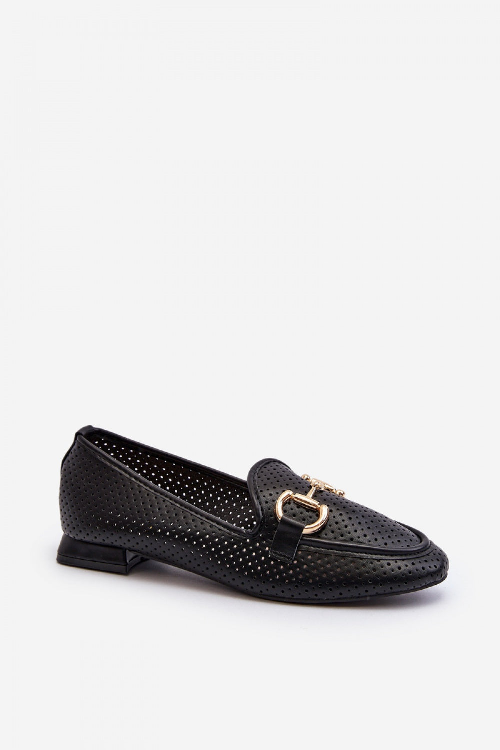 Step In Style Iluvana Black Faux Leather Flat Moccasins - view 2