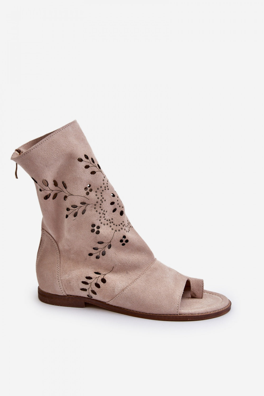 Step In Style Zazoo Beige Suede Sandals - view 2
