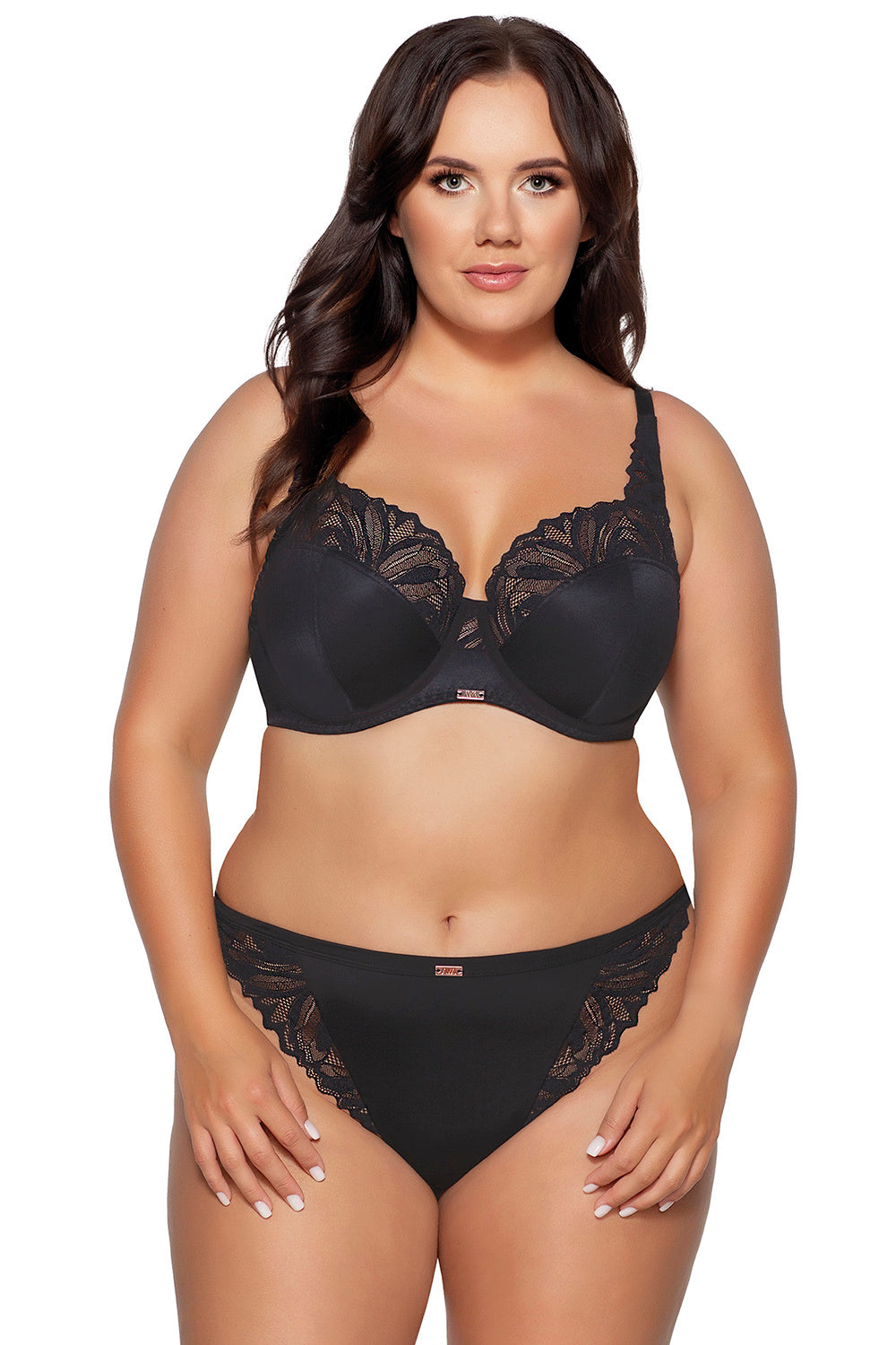 Ava Yasemin Black Lace Soft Bra - view 2