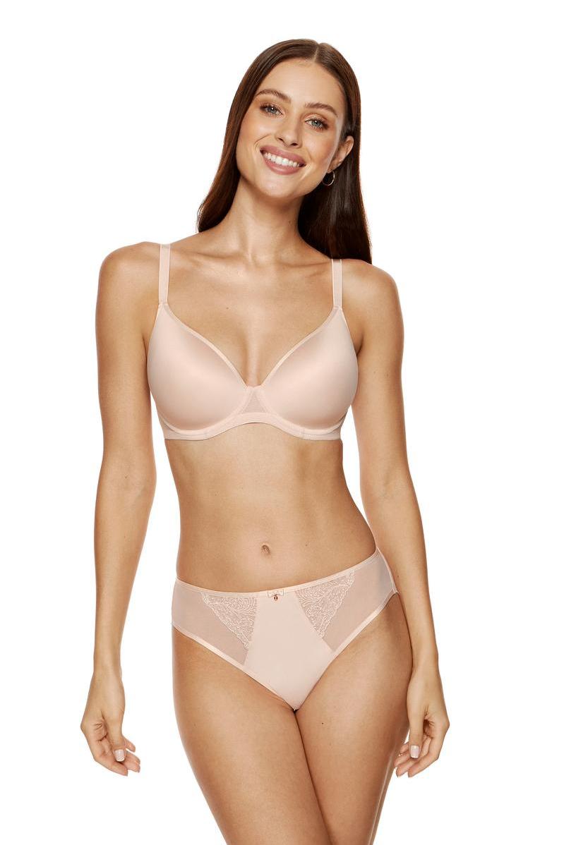 Gorteks Madlene Beige Mesh Padded Bra