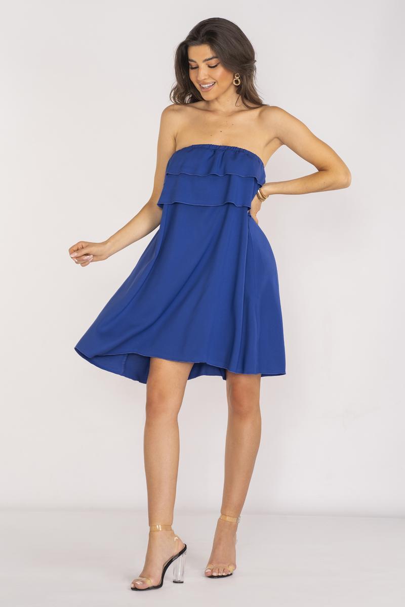 Awama Blue Straight Dress