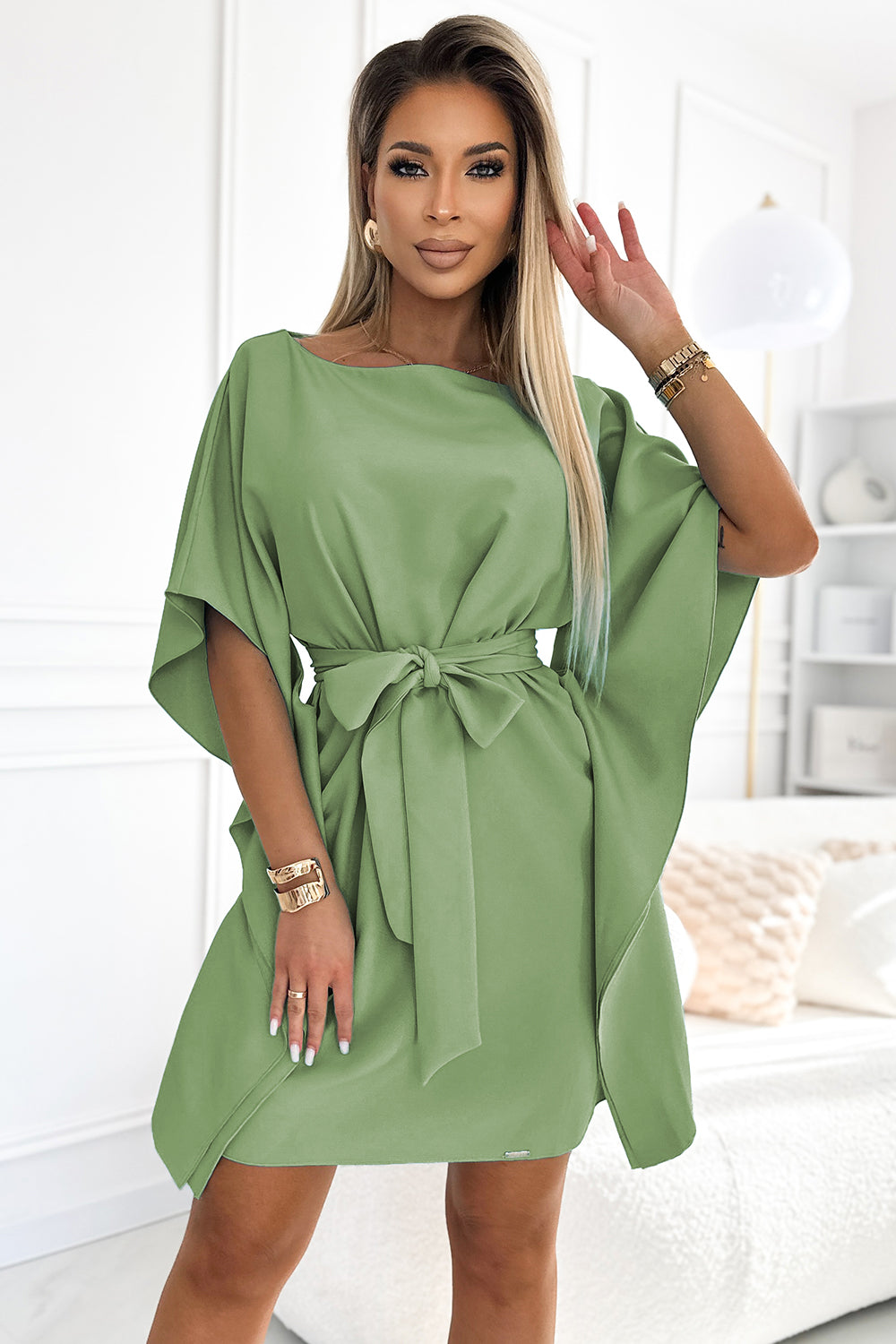 Numoco Sofia Olive Dress