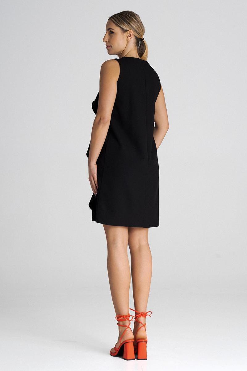 Figl Black A-Line Sleeveless Cocktail Dress - view 3
