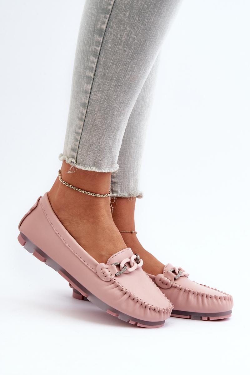 Step In Style Pink Moccasins