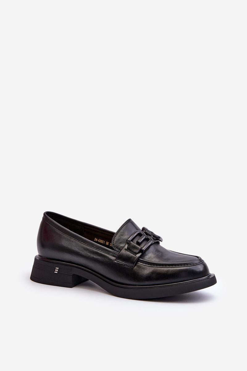 Step In Style Triana Black Leather Moccasins - view 2