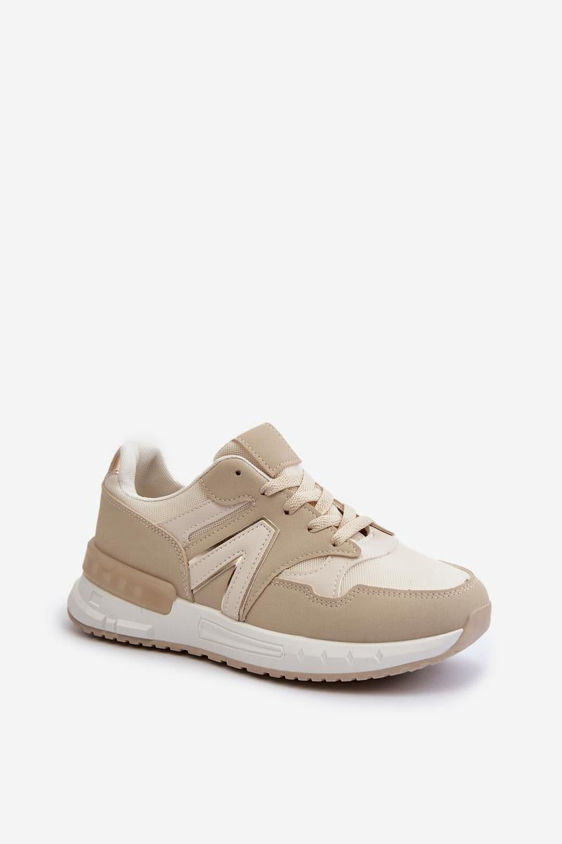 Step In Style Beige Platform Trainers - view 2