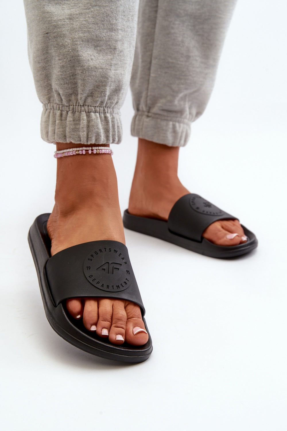 Step In Style Black Flip Flops - view 3