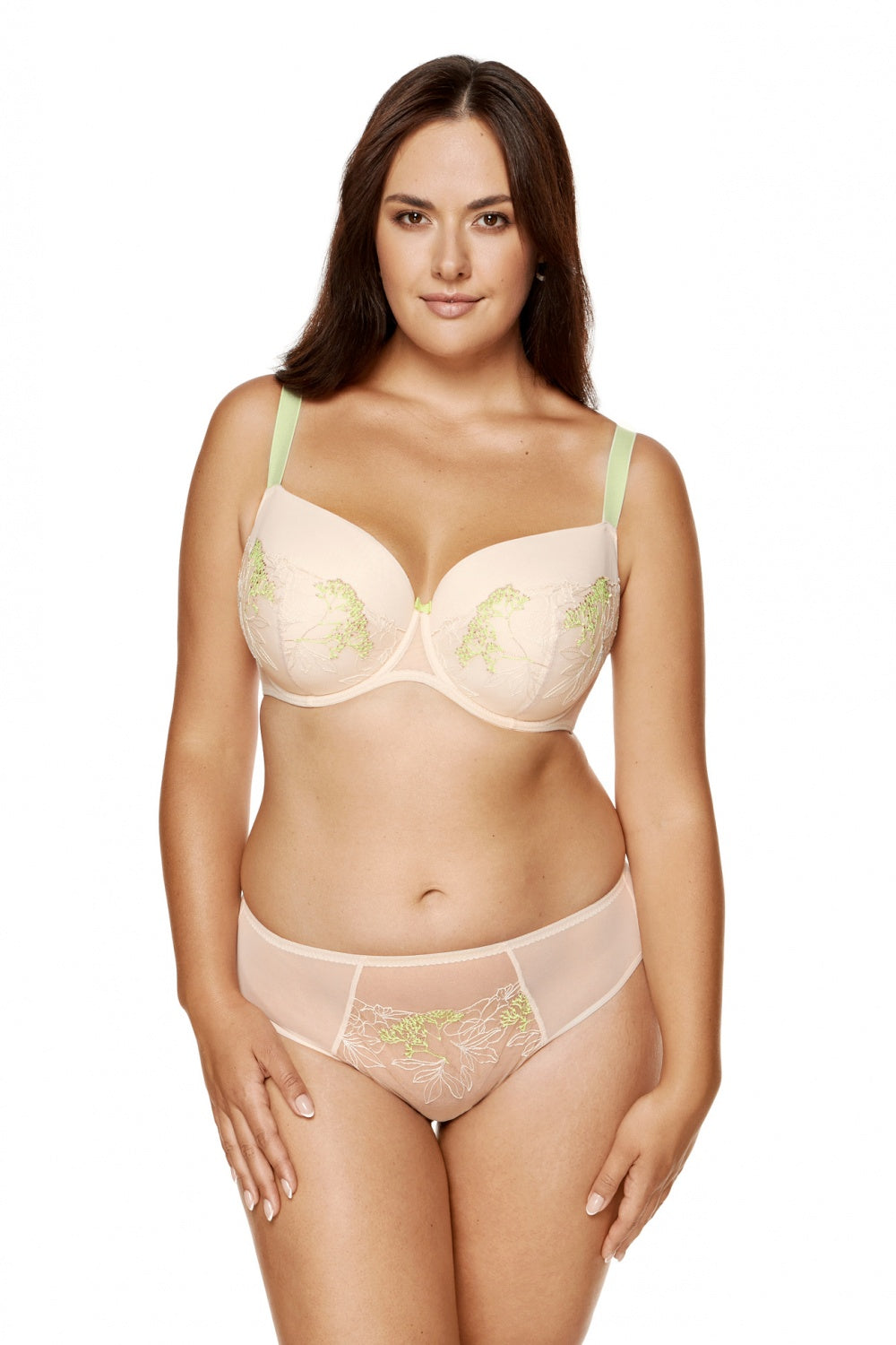 Gorteks Soleil Beige Mesh Padded Bra - view 2