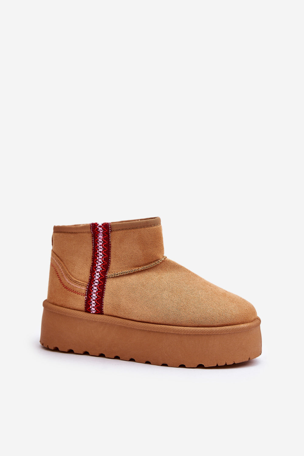 Step In Style Lomessa Camel Faux Suede Platform Snow Boots - view 2