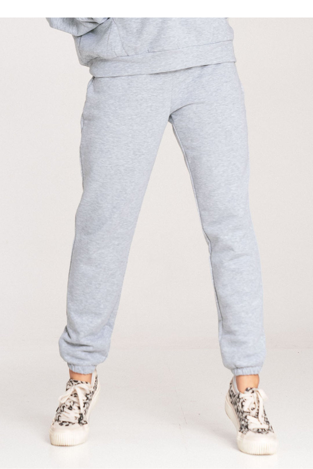 Figl Grey Cotton Joggers