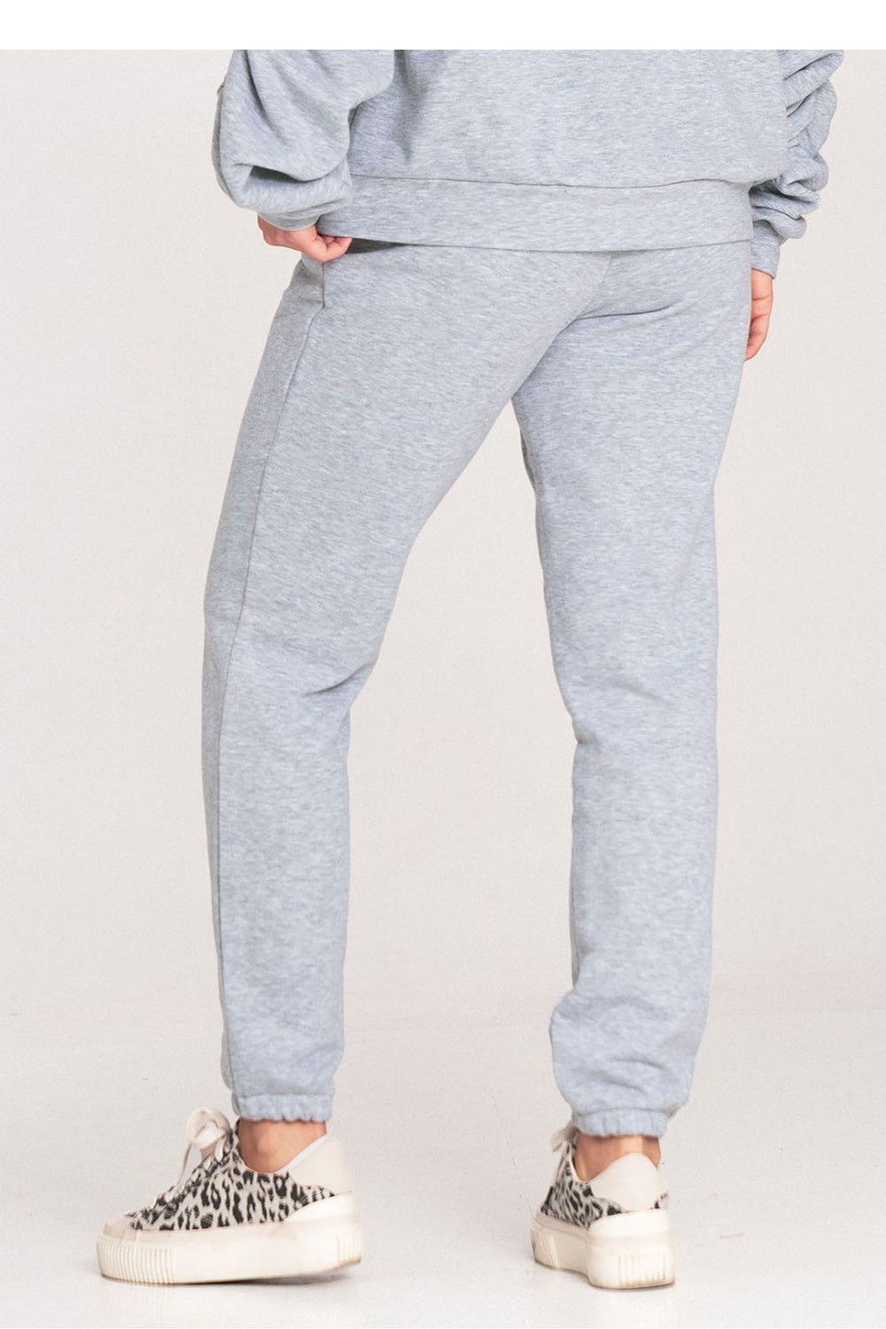 Figl Grey Cotton Joggers - view 3