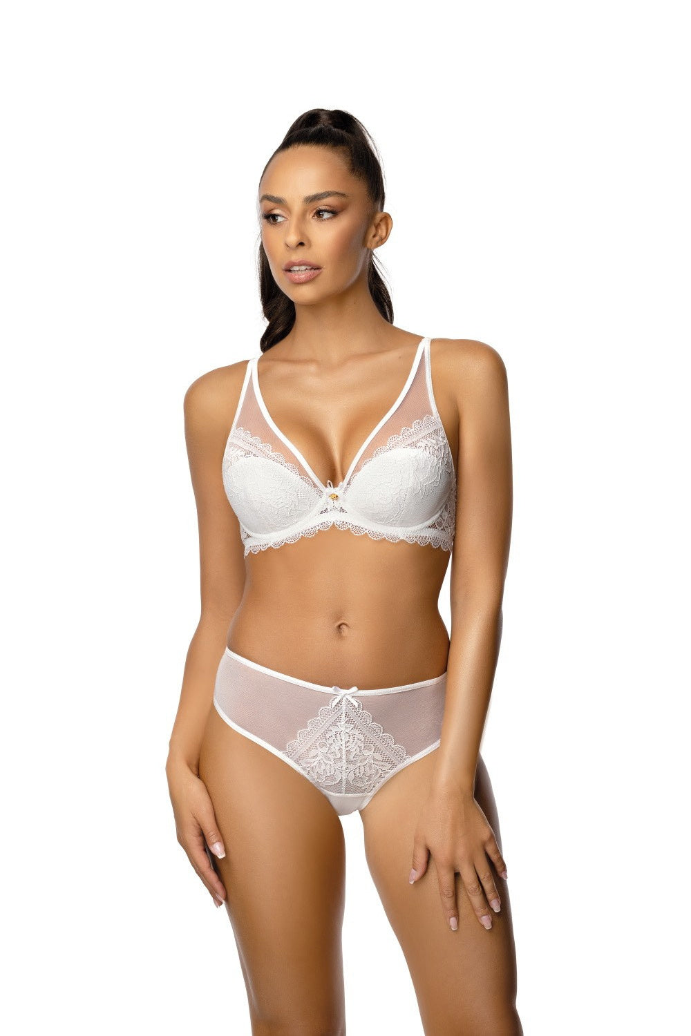 Mat Estelle White Lace Push-Up Bra - view 2