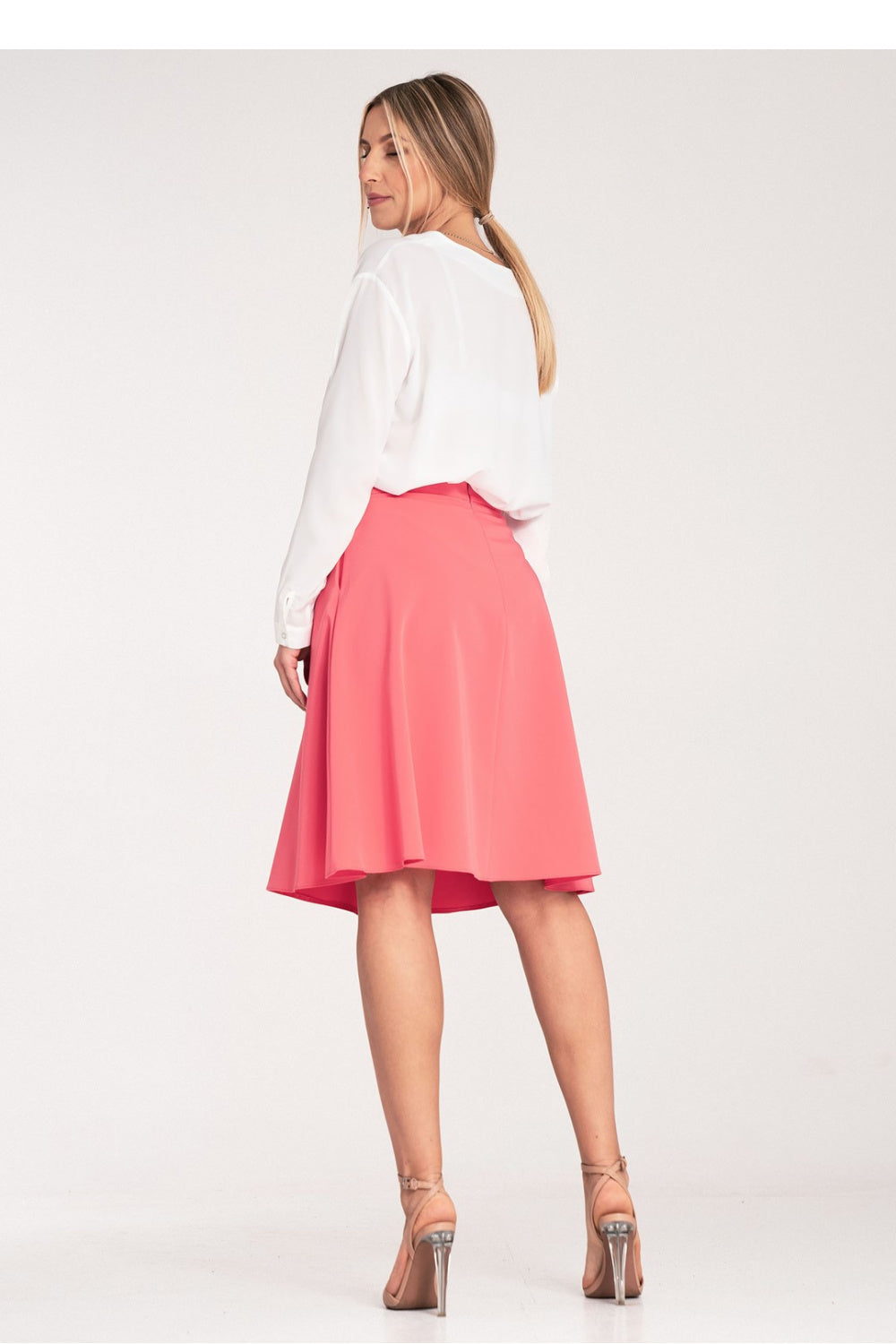 Figl Coral Flared Skirt - view 3