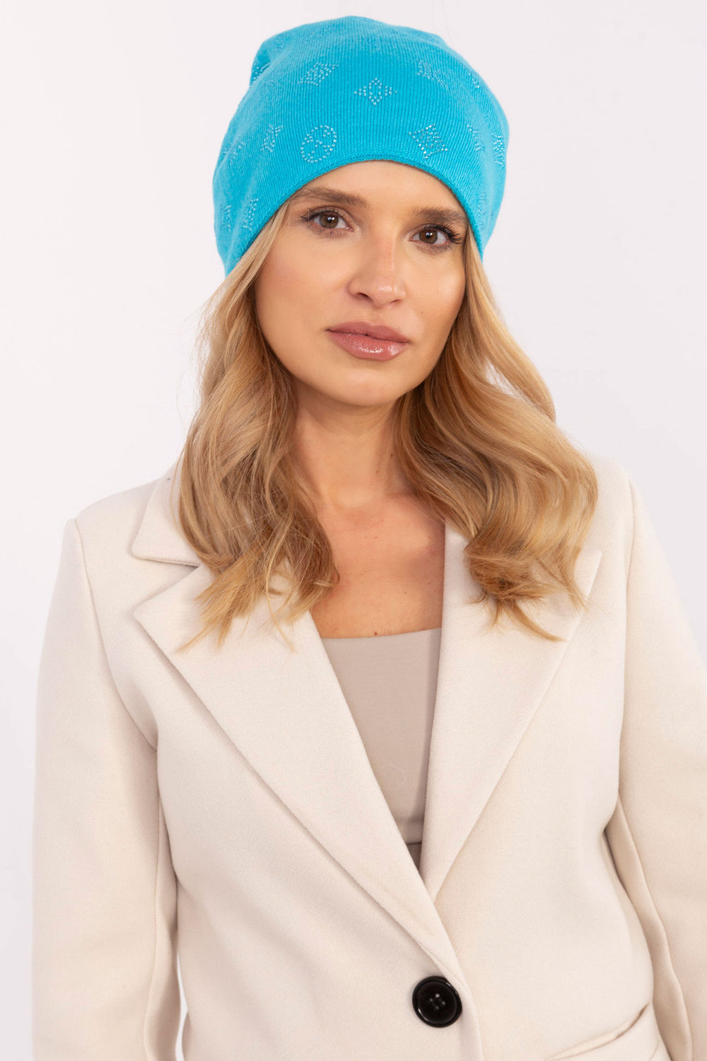 AT Turquoise Beanie Hat