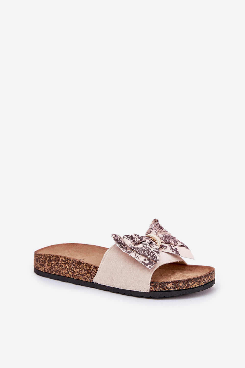 Step In Style Lisandrea Beige Faux Suede Flip Flops - view 2