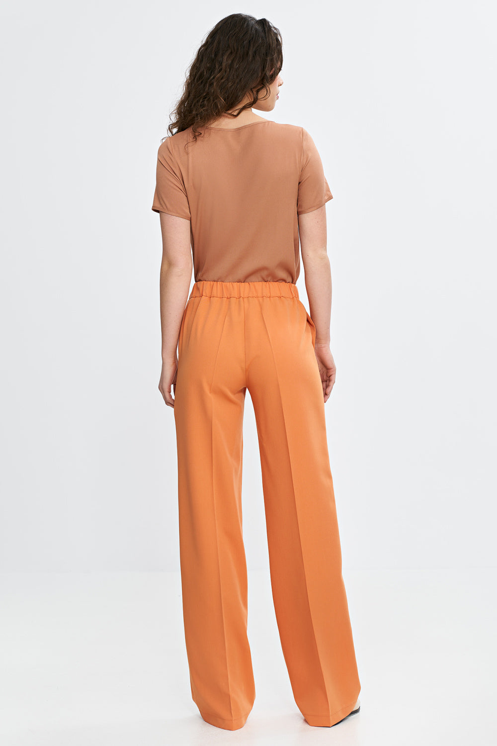 Nife Orange Wide Leg Trousers - view 4