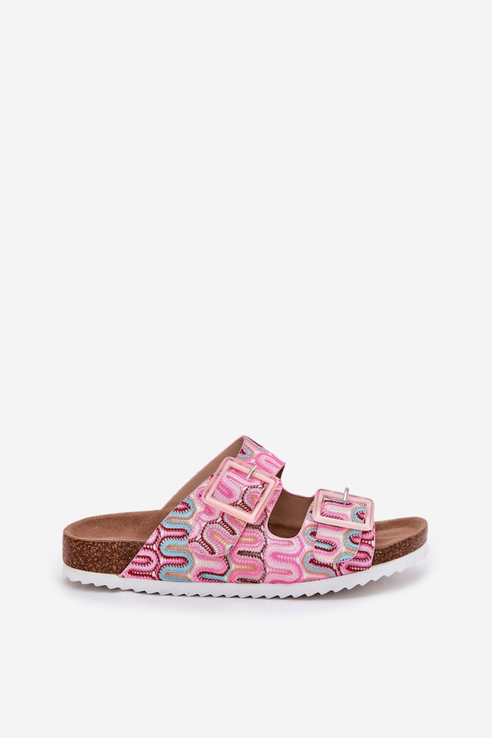 Step In Style Pink Sequin Platform Flip Flops - view 2
