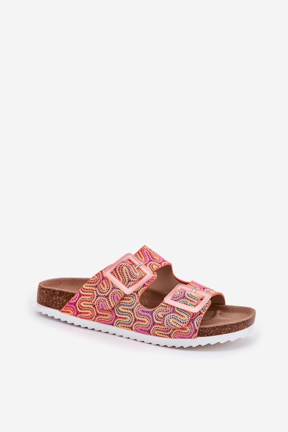 Step In Style Orange Sequin Platform Flip Flops - view 2