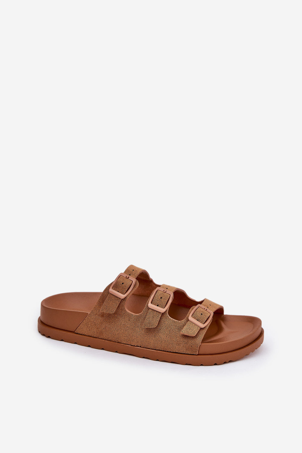 Step In Style Uliri Camel Faux Suede Flip Flops - view 2