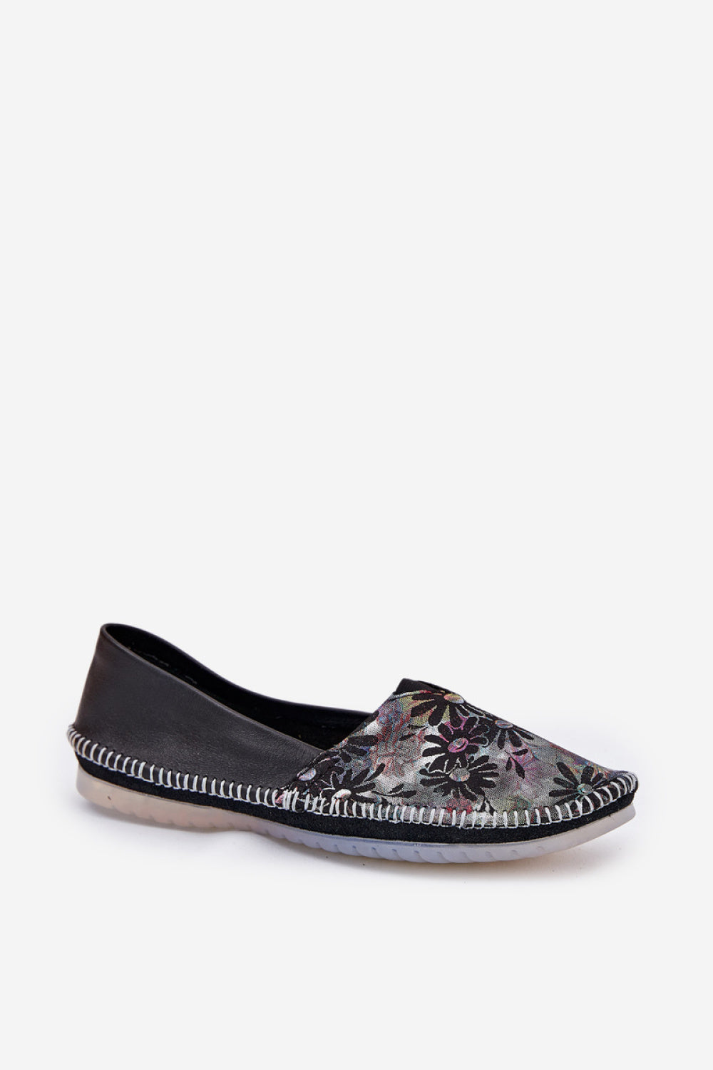 Step In Style Maciejka Black Leather Ballet Flats - view 2