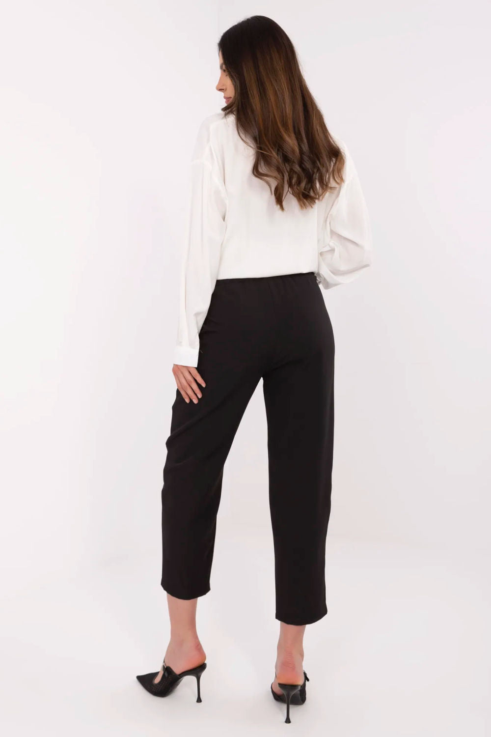 Och Bella Black High Waisted Trousers - view 3