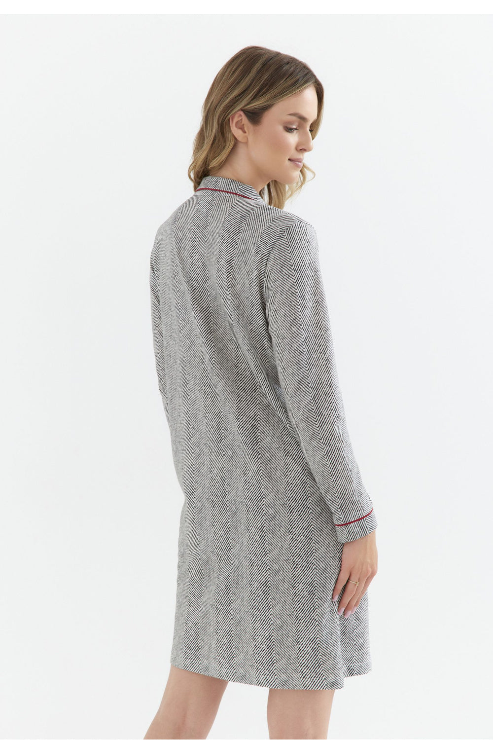 Cana Graphite Long Sleeve Nightdress - view 2