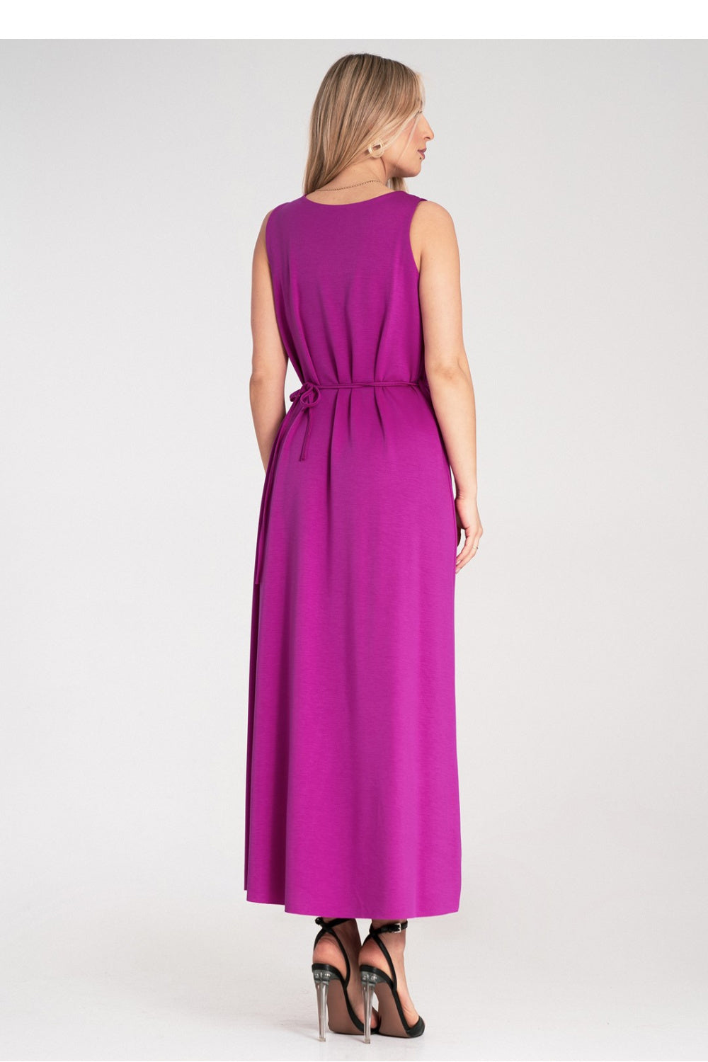 Figl Fuchsia Maxi Knitted Dress - view 3