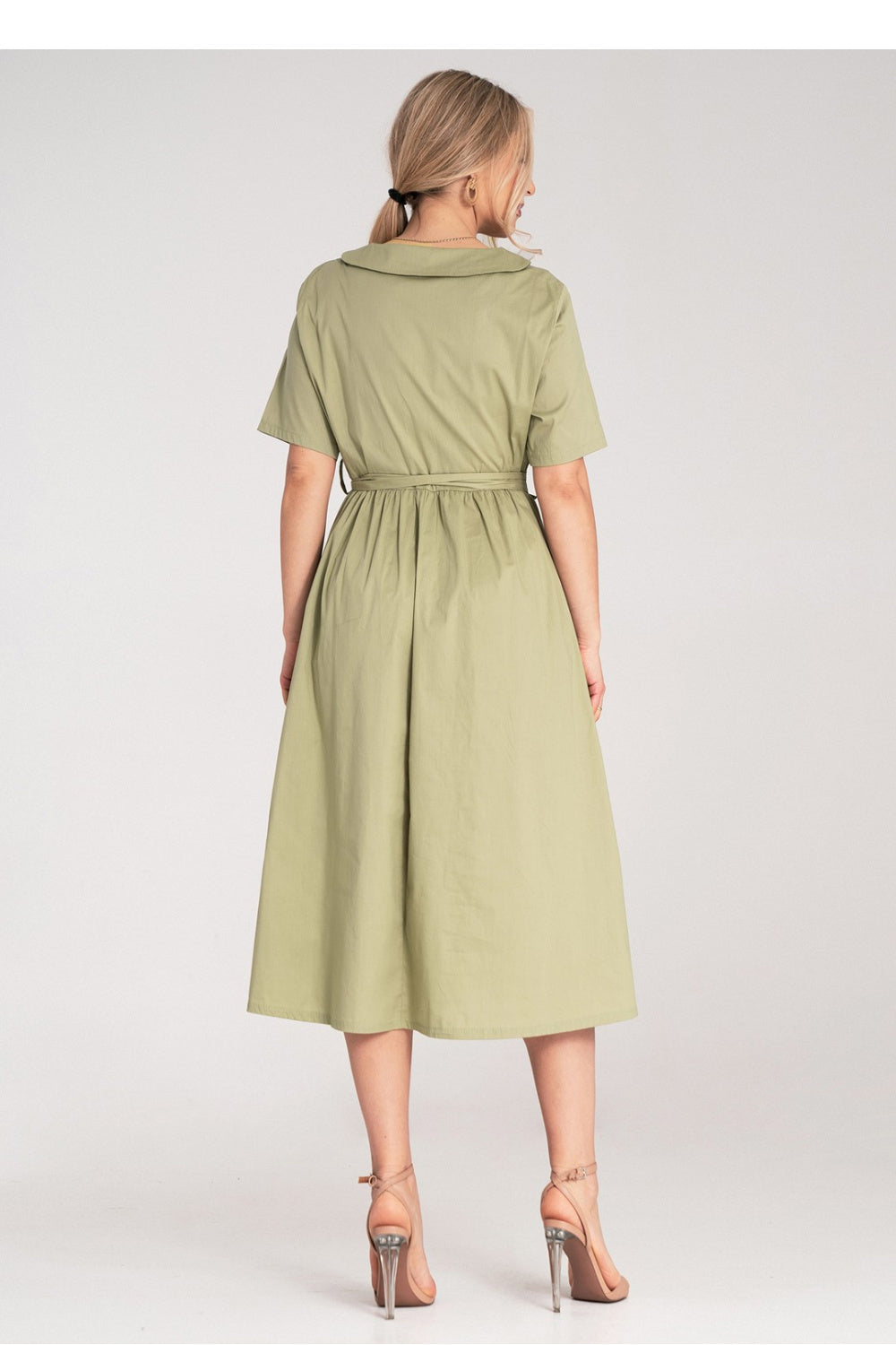 Figl Green Midi A-Line Dress - view 3