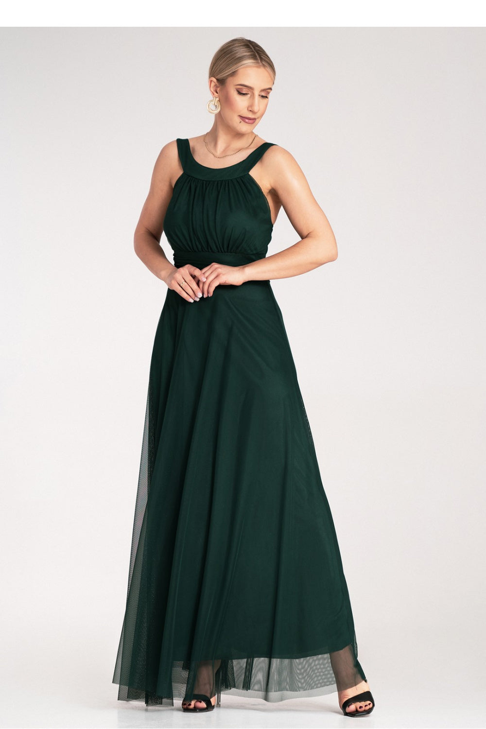 Figl Green Maxi Evening Dress