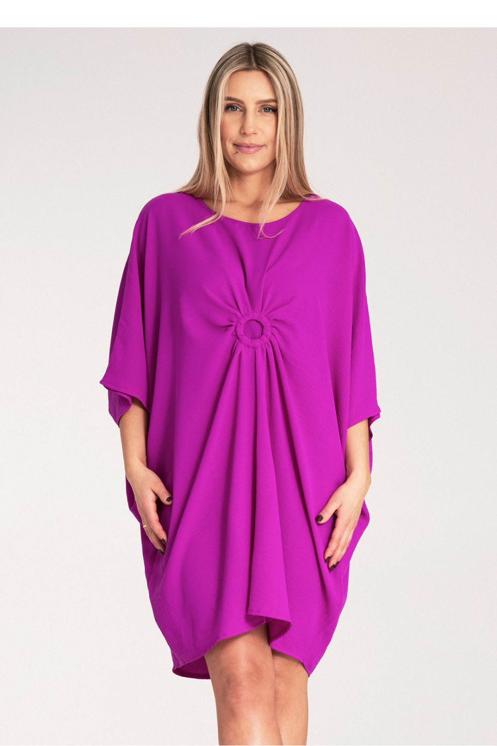 Figl Fuchsia Asymmetric Dress