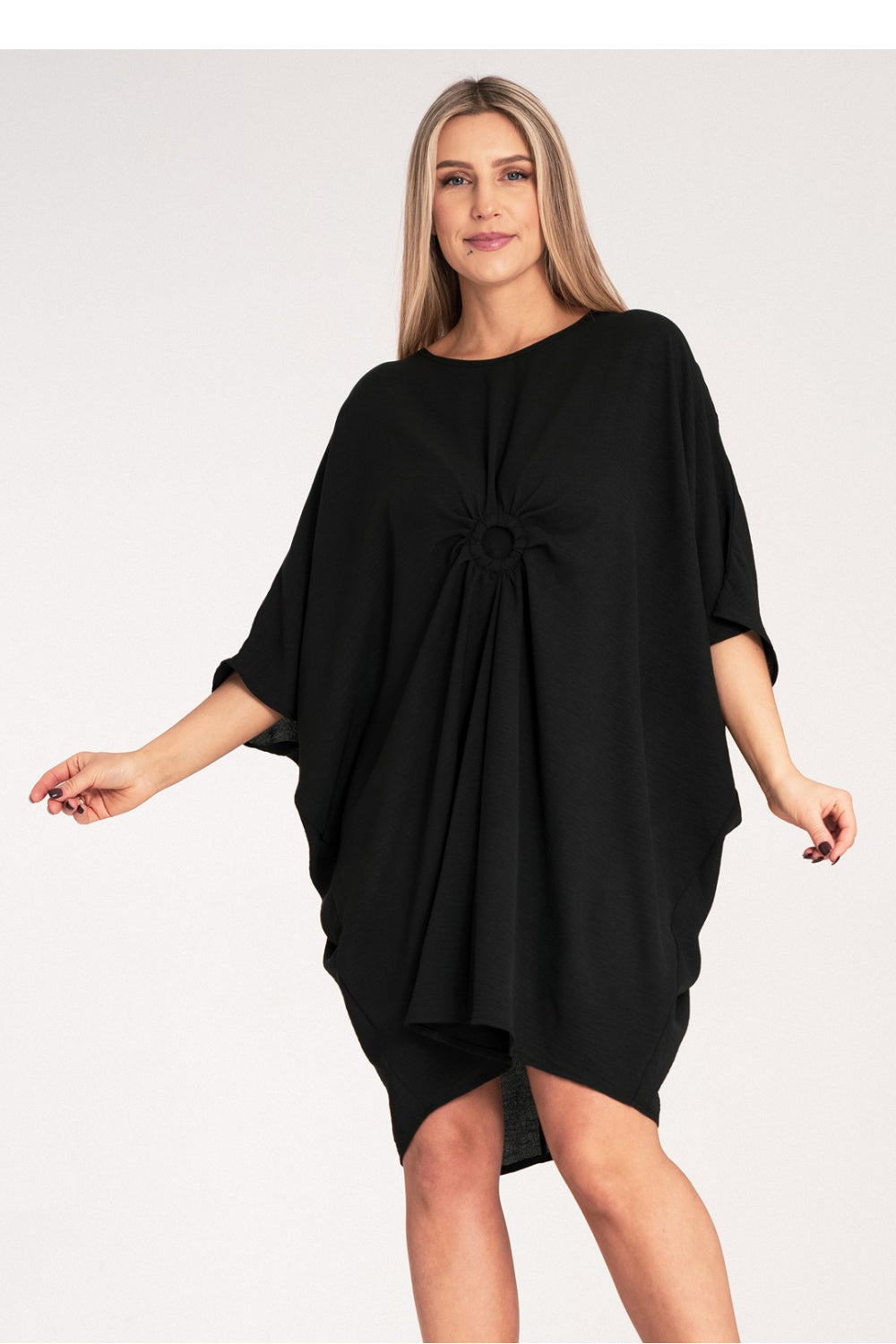 Figl Black Asymmetric Dress