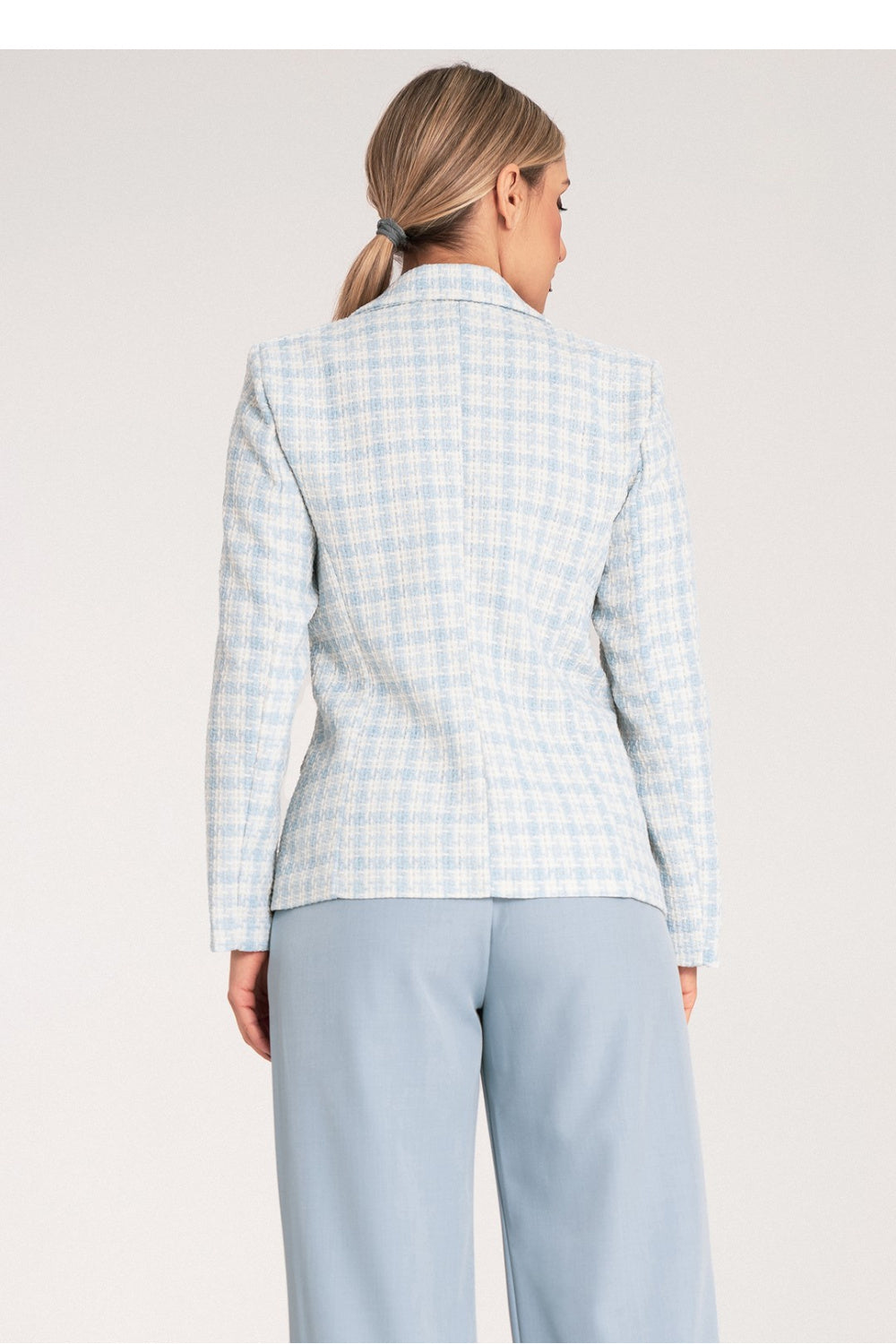 Figl Blue Collared Jacket - view 3