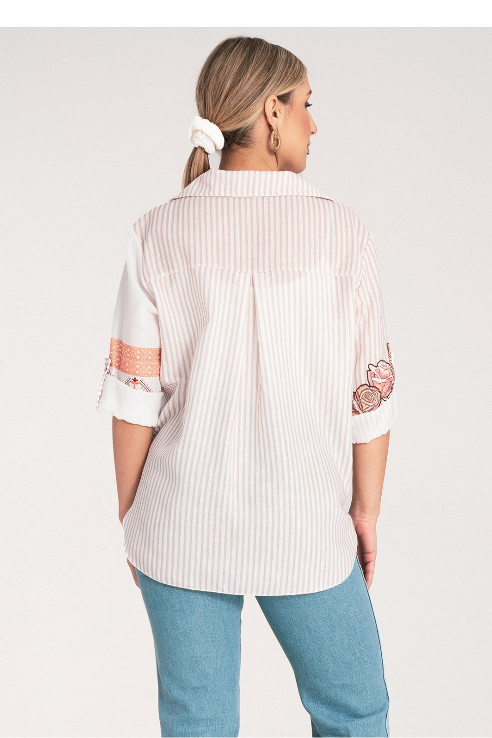 Figl Beige Floral Shirt - view 3