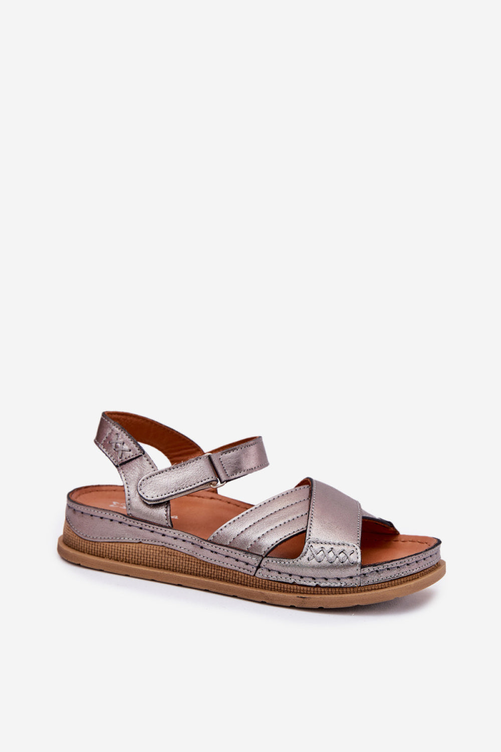 Step In Style Maciejka Graphite Platform Sandals - view 2