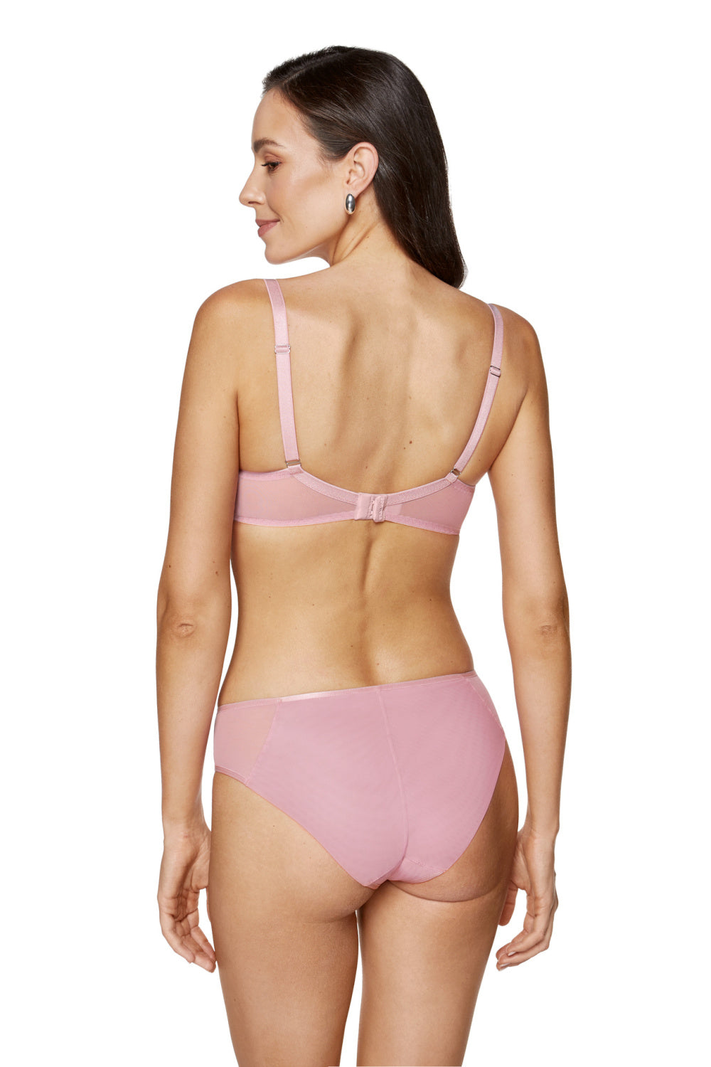 Gorteks Bloom Pink Satin Underwired Soft Bra - view 3