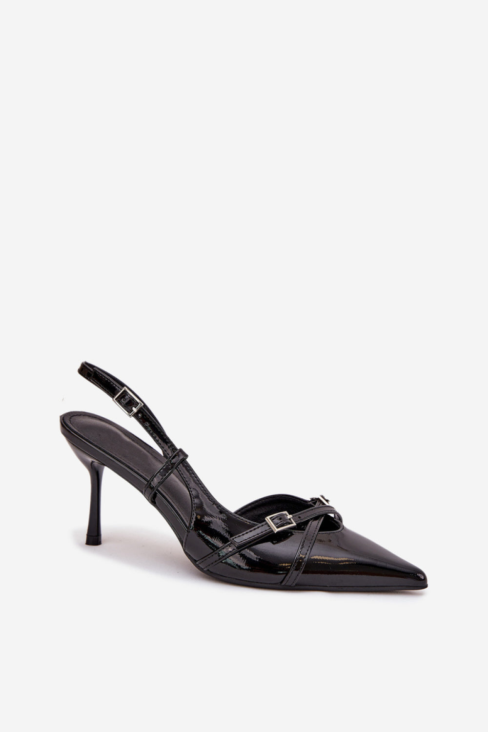Step In Style Ravira Black Stiletto High Heels - view 2