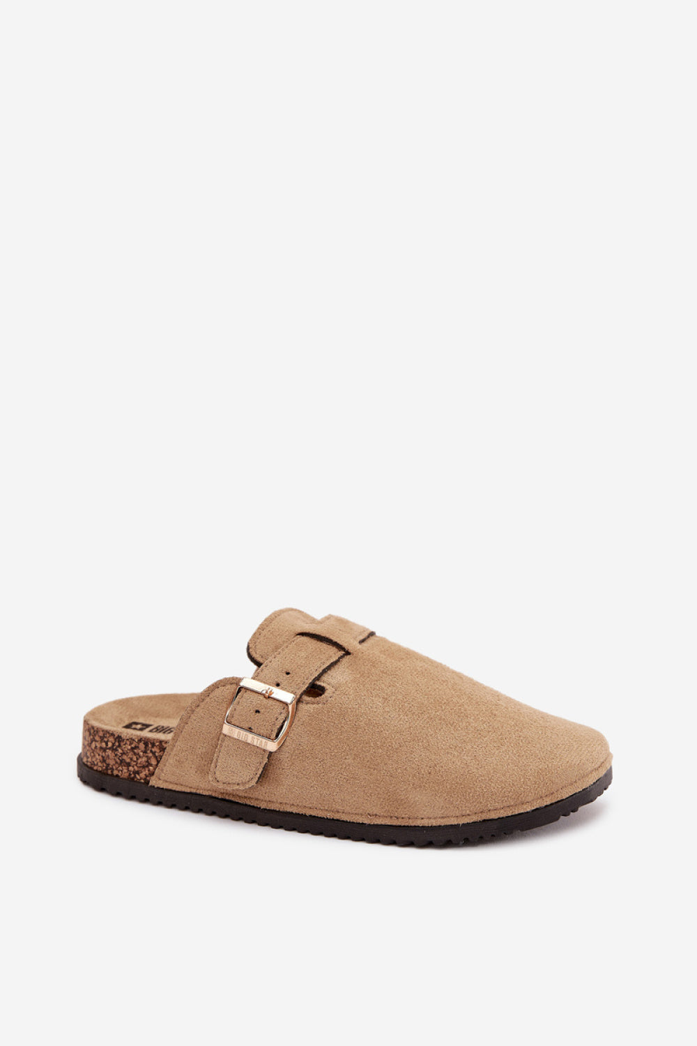 Step In Style Beige Faux Suede Flip Flops - view 2