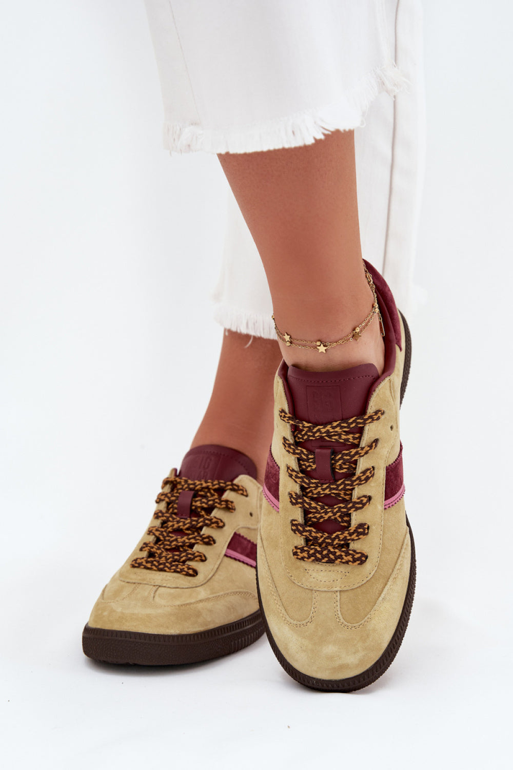 Step In Style Lime Suede Trainers