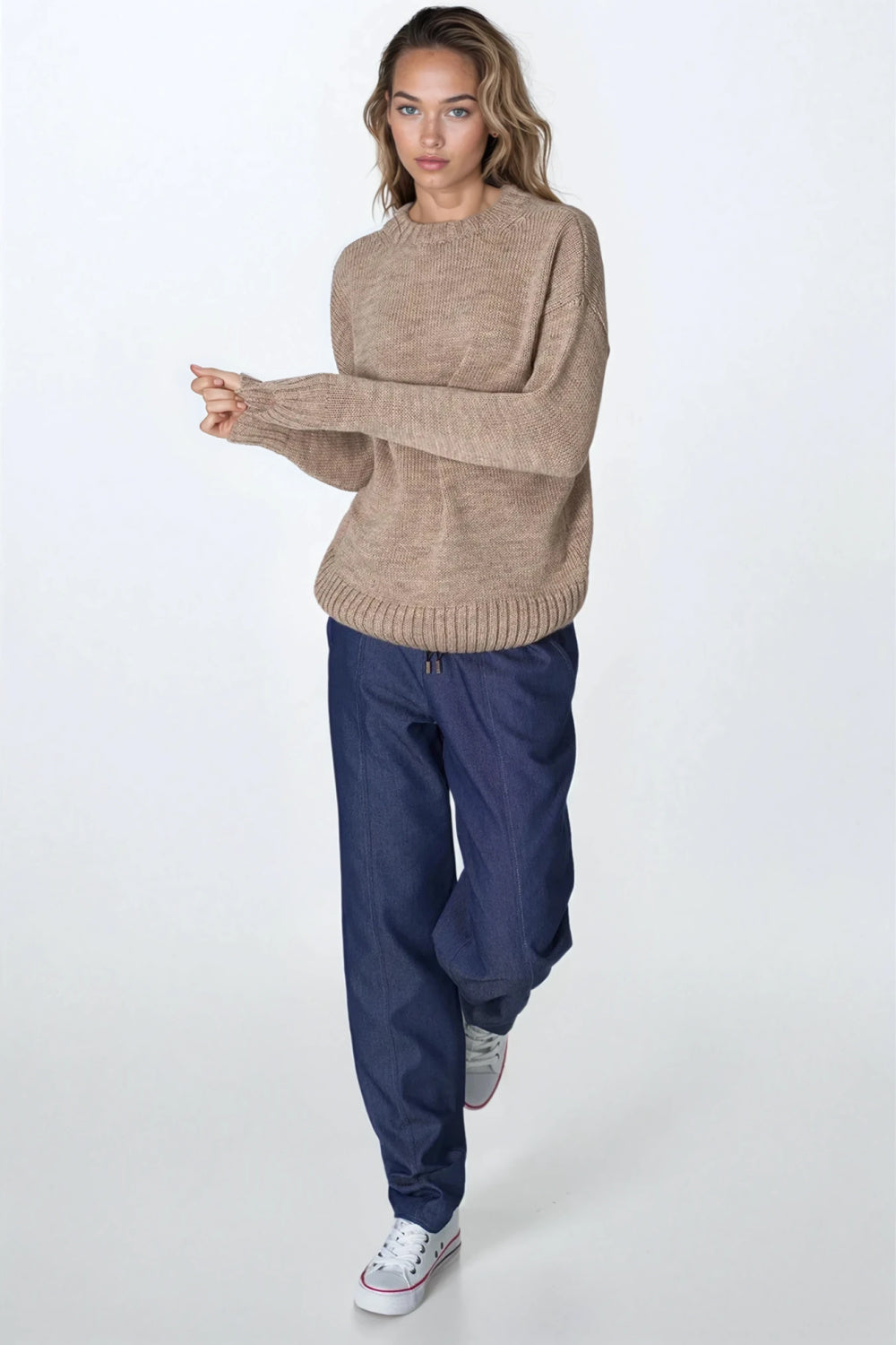 Nife Denim Blue Trousers - view 2
