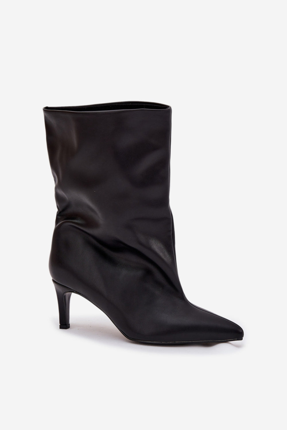 Step In Style Solvienne Black Stiletto Heeled Ankle Boots - view 2